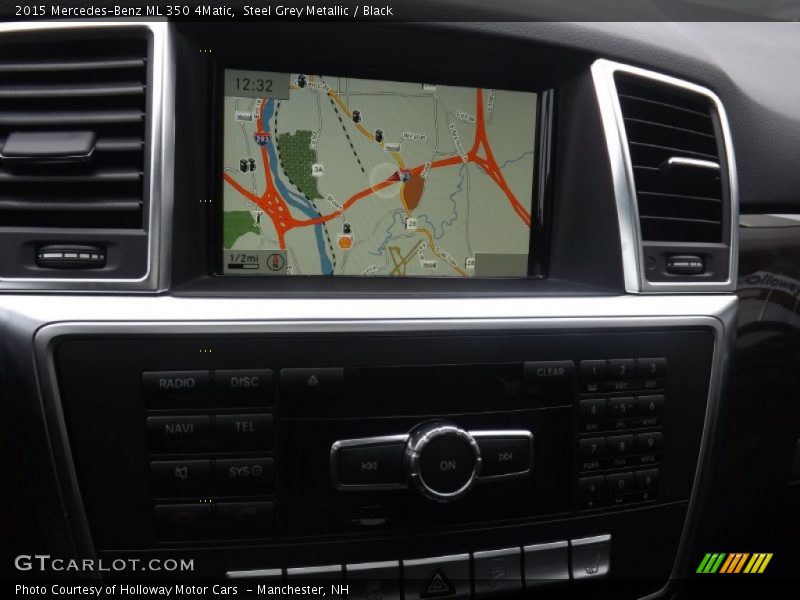 Steel Grey Metallic / Black 2015 Mercedes-Benz ML 350 4Matic