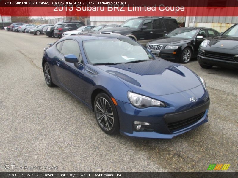 Galaxy Blue Silica / Black Leather/Alcantara 2013 Subaru BRZ Limited