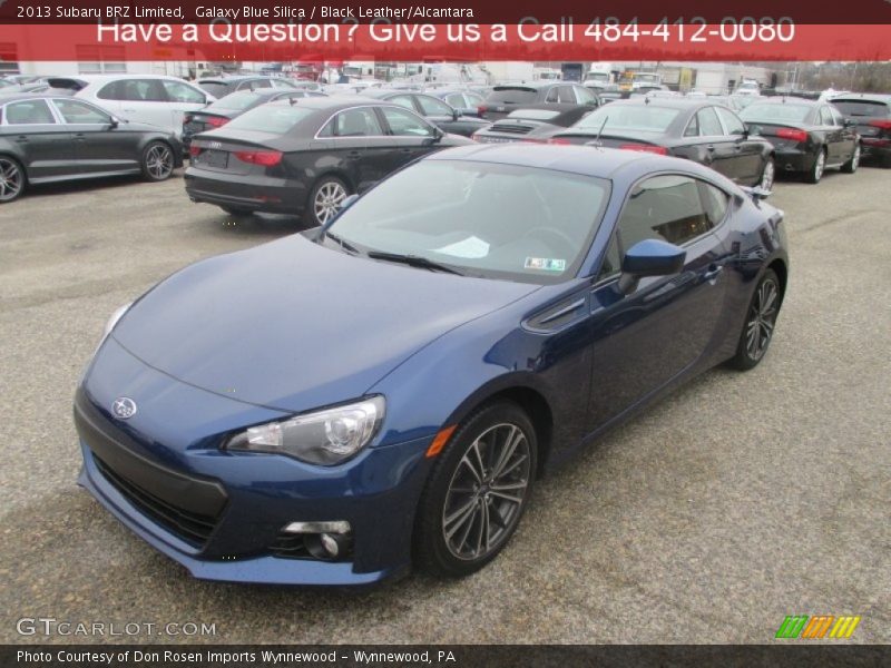 Galaxy Blue Silica / Black Leather/Alcantara 2013 Subaru BRZ Limited