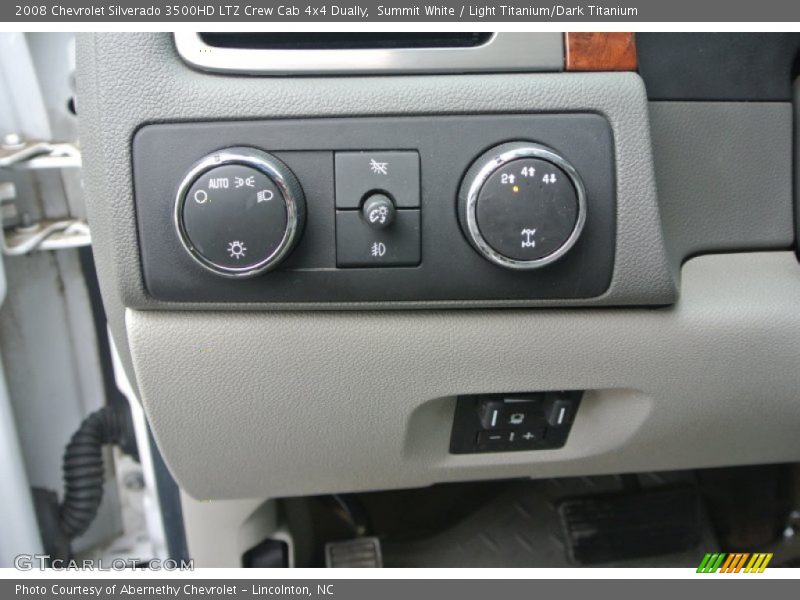 Summit White / Light Titanium/Dark Titanium 2008 Chevrolet Silverado 3500HD LTZ Crew Cab 4x4 Dually