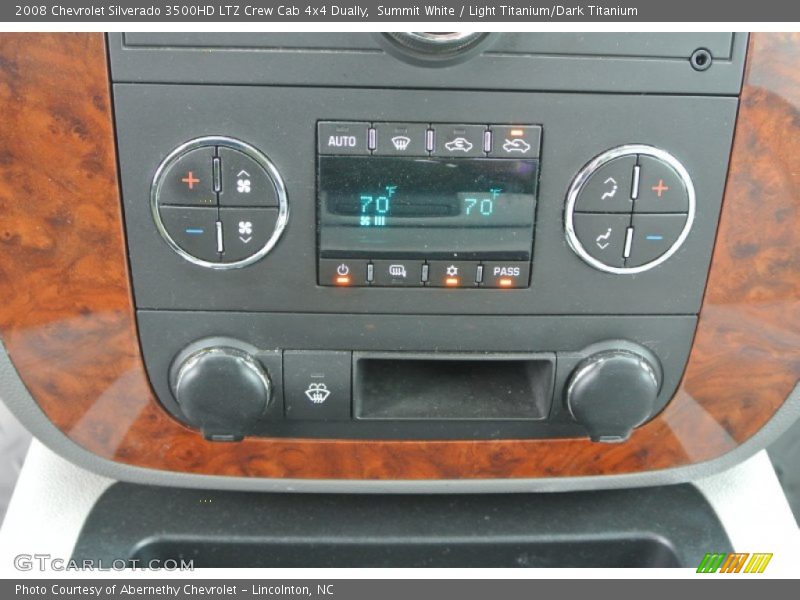 Summit White / Light Titanium/Dark Titanium 2008 Chevrolet Silverado 3500HD LTZ Crew Cab 4x4 Dually