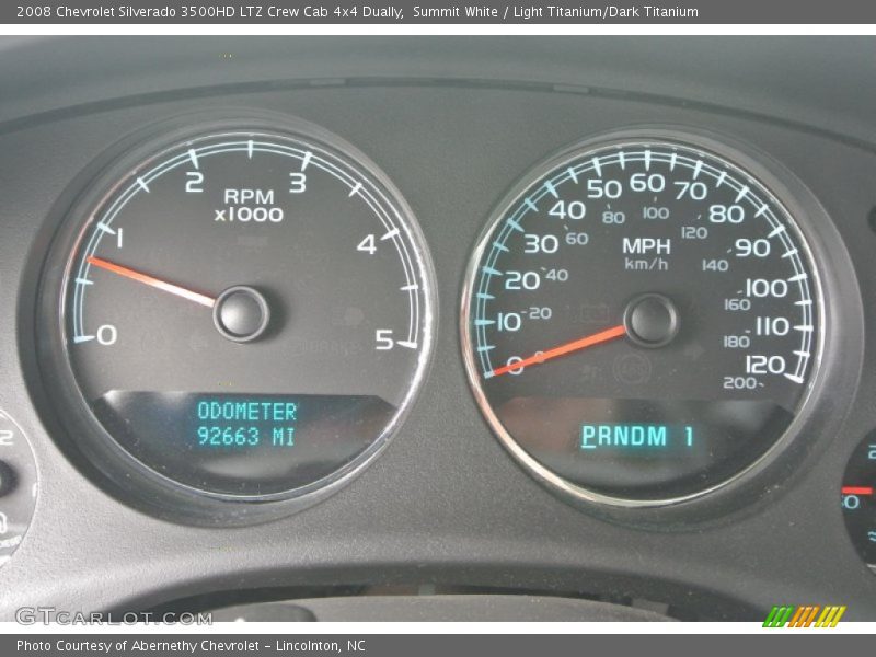 Summit White / Light Titanium/Dark Titanium 2008 Chevrolet Silverado 3500HD LTZ Crew Cab 4x4 Dually
