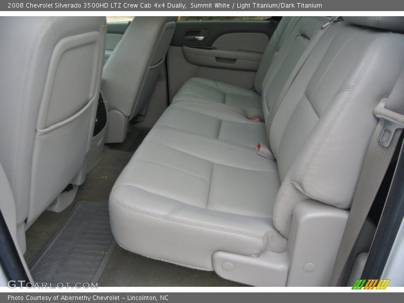 Summit White / Light Titanium/Dark Titanium 2008 Chevrolet Silverado 3500HD LTZ Crew Cab 4x4 Dually