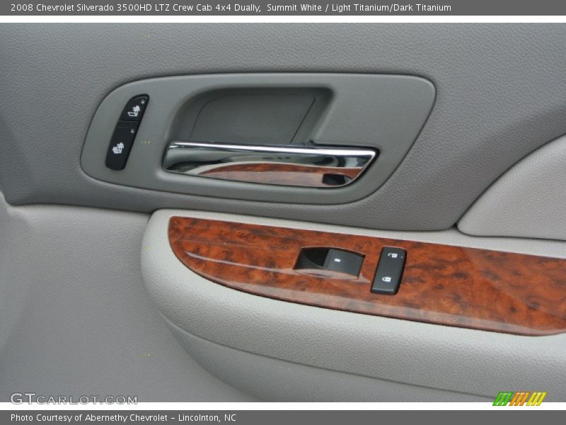 Summit White / Light Titanium/Dark Titanium 2008 Chevrolet Silverado 3500HD LTZ Crew Cab 4x4 Dually