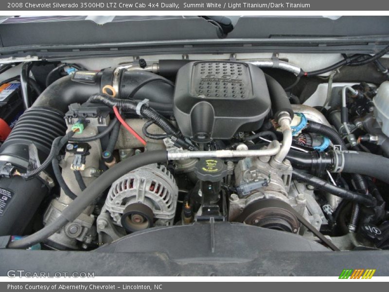Summit White / Light Titanium/Dark Titanium 2008 Chevrolet Silverado 3500HD LTZ Crew Cab 4x4 Dually