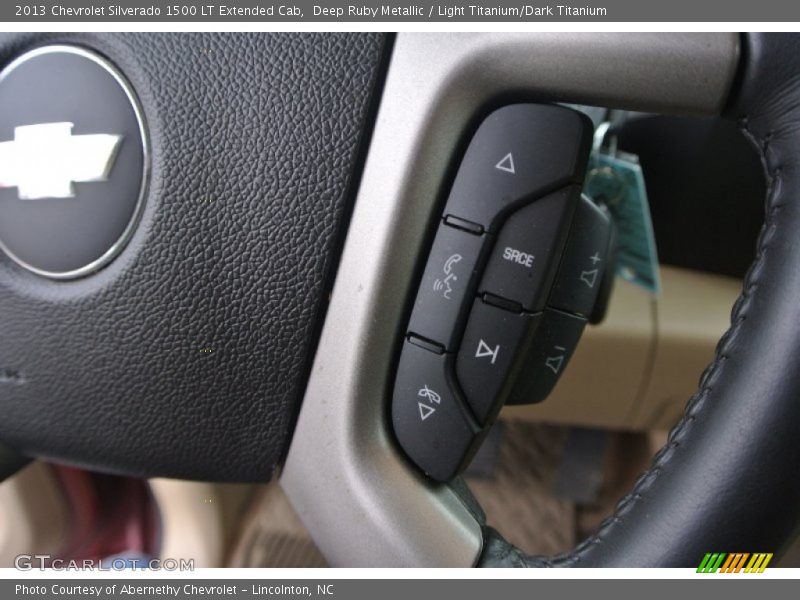 Deep Ruby Metallic / Light Titanium/Dark Titanium 2013 Chevrolet Silverado 1500 LT Extended Cab