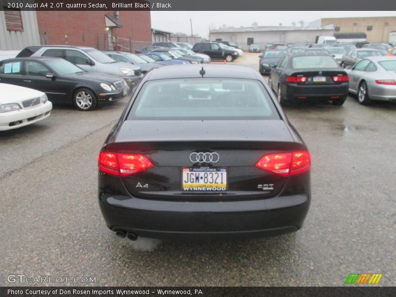 Brilliant Black / Black 2010 Audi A4 2.0T quattro Sedan