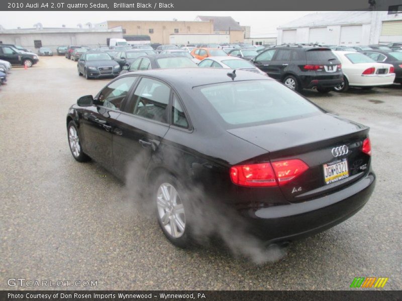 Brilliant Black / Black 2010 Audi A4 2.0T quattro Sedan