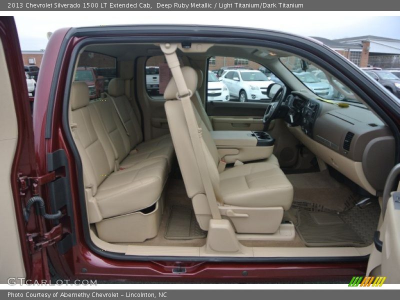 Deep Ruby Metallic / Light Titanium/Dark Titanium 2013 Chevrolet Silverado 1500 LT Extended Cab
