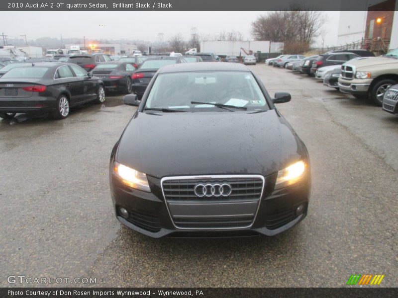 Brilliant Black / Black 2010 Audi A4 2.0T quattro Sedan