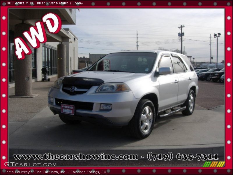 Billet Silver Metallic / Ebony 2005 Acura MDX