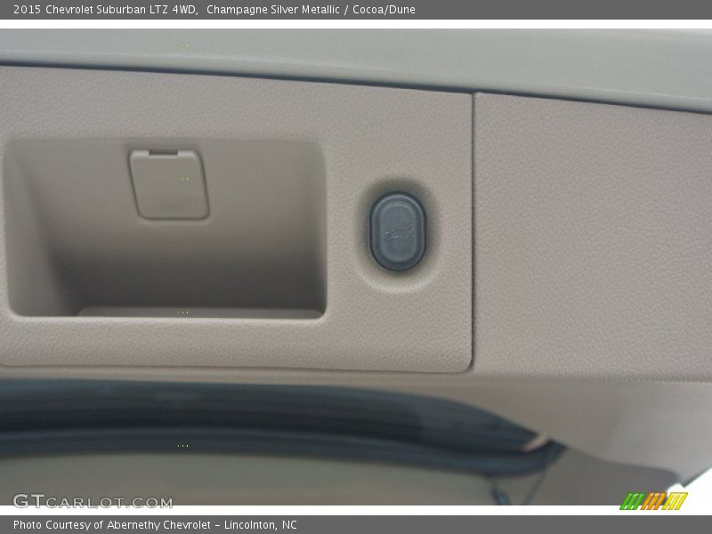Champagne Silver Metallic / Cocoa/Dune 2015 Chevrolet Suburban LTZ 4WD