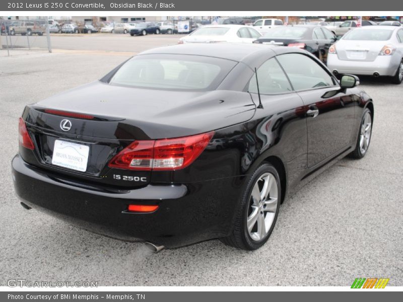 Obsidian Black / Black 2012 Lexus IS 250 C Convertible