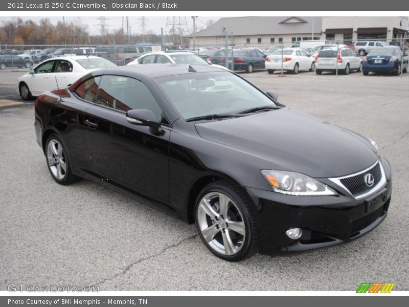 Obsidian Black / Black 2012 Lexus IS 250 C Convertible