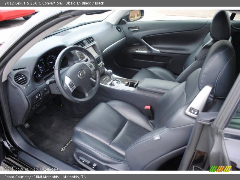 Obsidian Black / Black 2012 Lexus IS 250 C Convertible