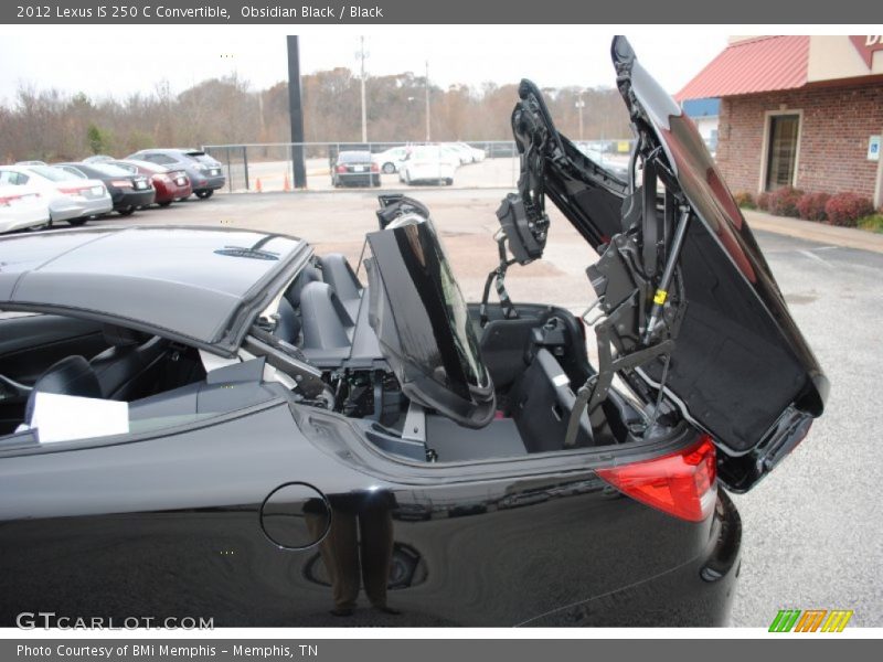 Obsidian Black / Black 2012 Lexus IS 250 C Convertible