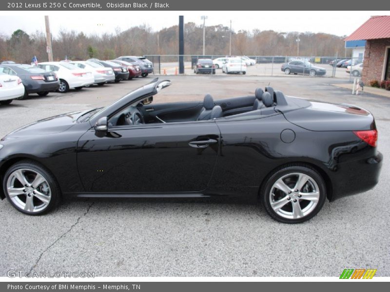 Obsidian Black / Black 2012 Lexus IS 250 C Convertible