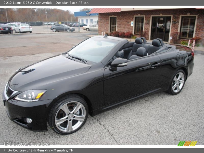 Obsidian Black / Black 2012 Lexus IS 250 C Convertible