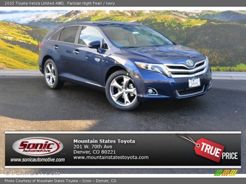 Parisian Night Pearl / Ivory 2015 Toyota Venza Limited AWD