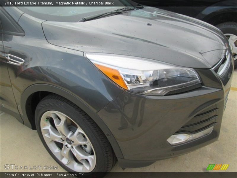 Magnetic Metallic / Charcoal Black 2015 Ford Escape Titanium