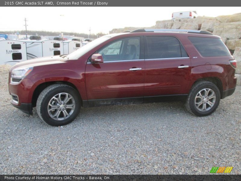 Crimson Red Tincoat / Ebony 2015 GMC Acadia SLT AWD