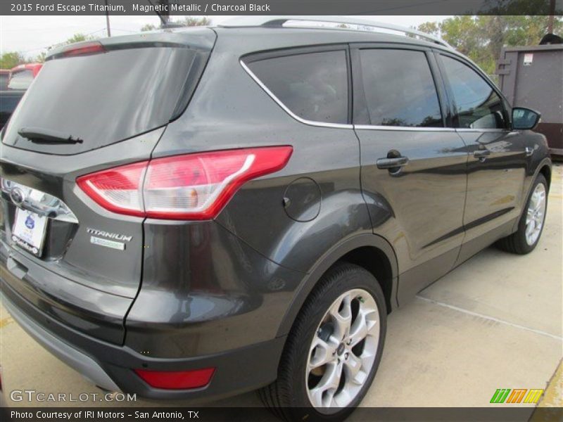 Magnetic Metallic / Charcoal Black 2015 Ford Escape Titanium