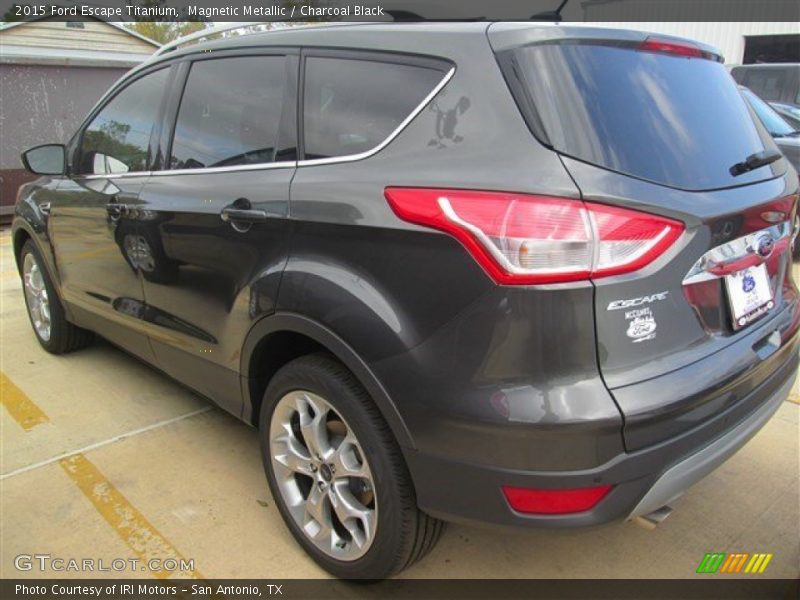 Magnetic Metallic / Charcoal Black 2015 Ford Escape Titanium