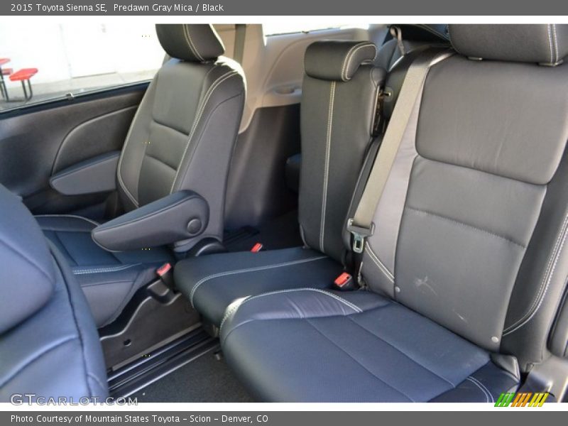 Predawn Gray Mica / Black 2015 Toyota Sienna SE