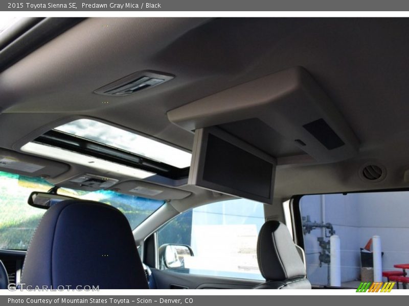 Predawn Gray Mica / Black 2015 Toyota Sienna SE