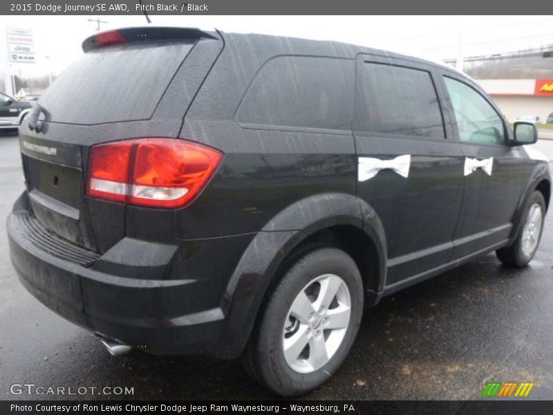 Pitch Black / Black 2015 Dodge Journey SE AWD