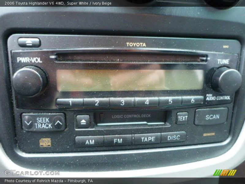 Super White / Ivory Beige 2006 Toyota Highlander V6 4WD
