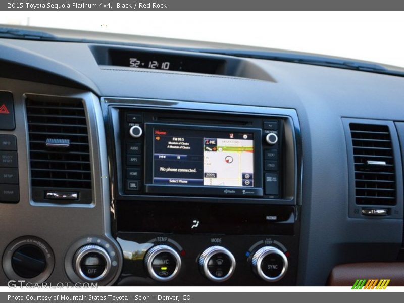 Black / Red Rock 2015 Toyota Sequoia Platinum 4x4