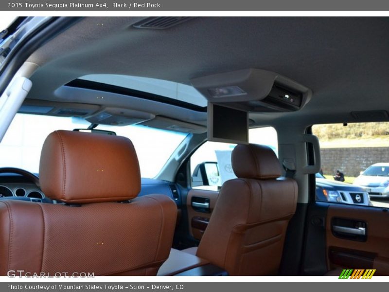 Black / Red Rock 2015 Toyota Sequoia Platinum 4x4
