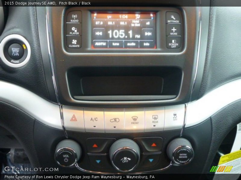 Pitch Black / Black 2015 Dodge Journey SE AWD