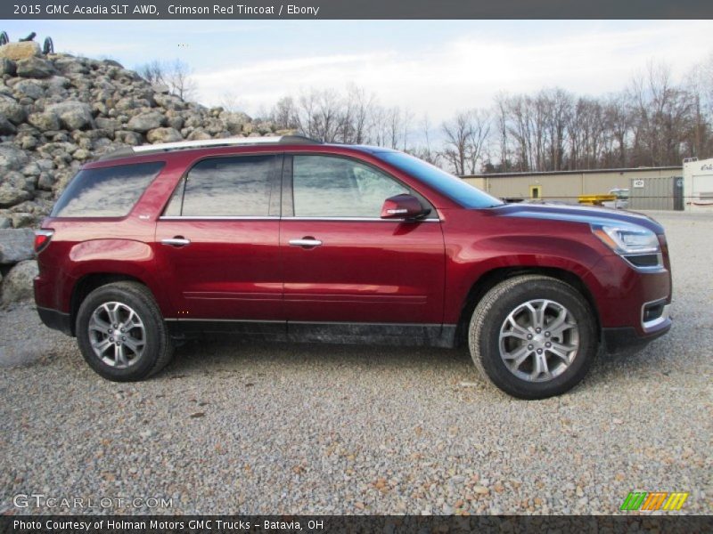 Crimson Red Tincoat / Ebony 2015 GMC Acadia SLT AWD