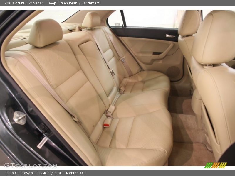 Rear Seat of 2008 TSX Sedan
