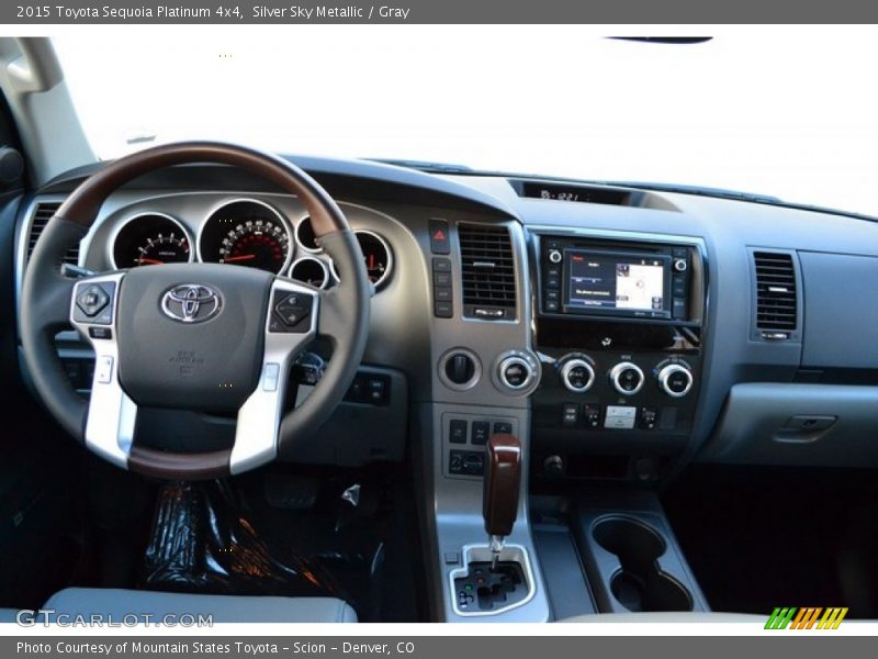 Dashboard of 2015 Sequoia Platinum 4x4