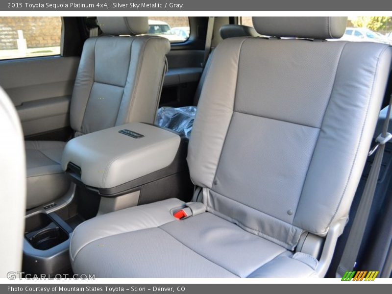 Rear Seat of 2015 Sequoia Platinum 4x4