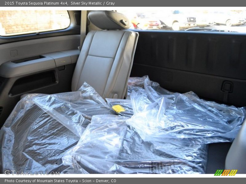 Silver Sky Metallic / Gray 2015 Toyota Sequoia Platinum 4x4