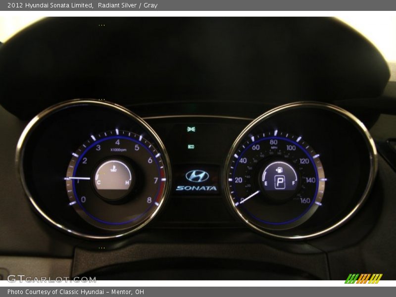 Radiant Silver / Gray 2012 Hyundai Sonata Limited