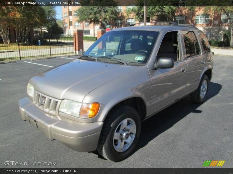 Pewter Gray / Gray 2002 Kia Sportage 4x4