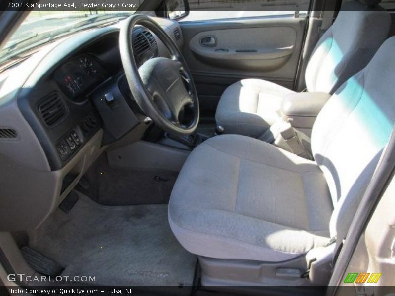 Pewter Gray / Gray 2002 Kia Sportage 4x4