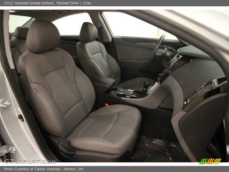 Radiant Silver / Gray 2012 Hyundai Sonata Limited