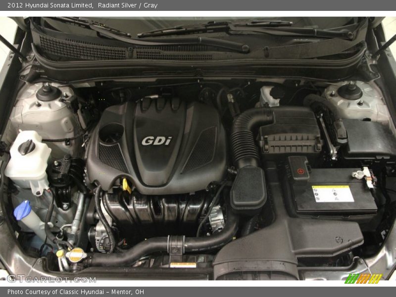 Radiant Silver / Gray 2012 Hyundai Sonata Limited