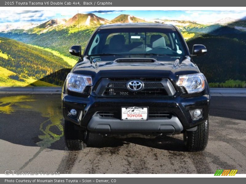 Black / Graphite 2015 Toyota Tacoma V6 Double Cab 4x4