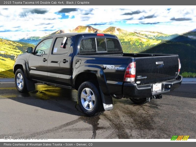 Black / Graphite 2015 Toyota Tacoma V6 Double Cab 4x4