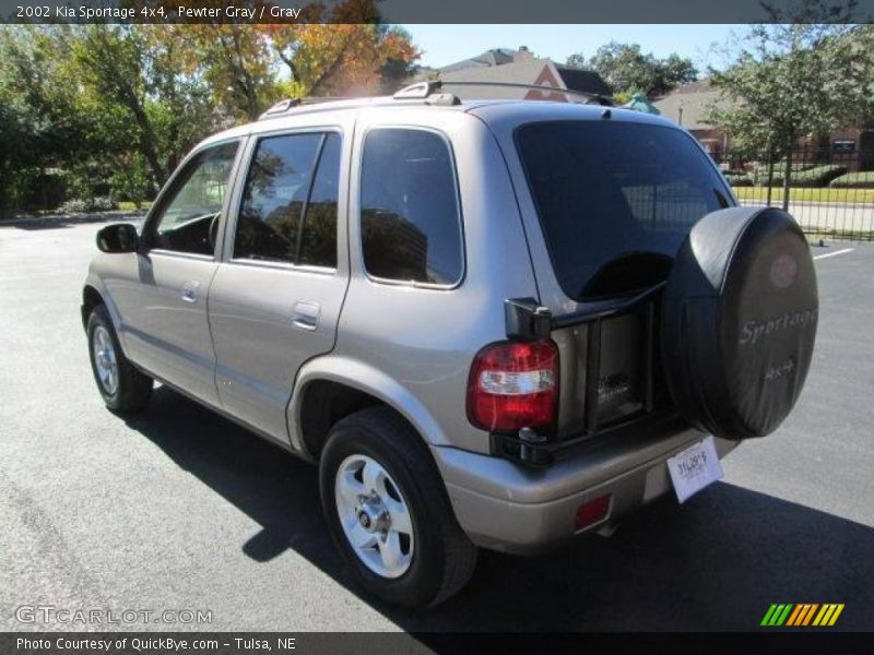 Pewter Gray / Gray 2002 Kia Sportage 4x4