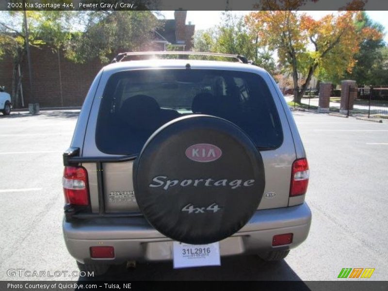 Pewter Gray / Gray 2002 Kia Sportage 4x4