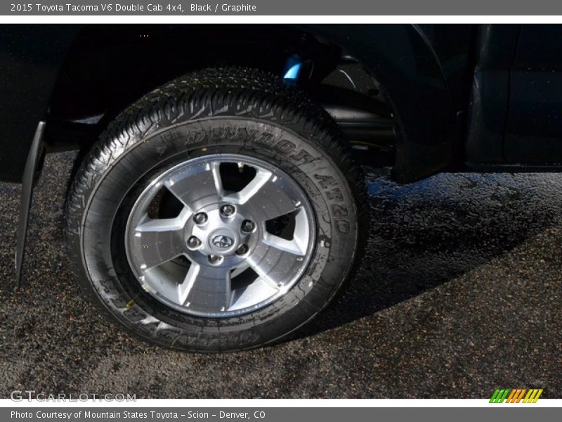 Black / Graphite 2015 Toyota Tacoma V6 Double Cab 4x4