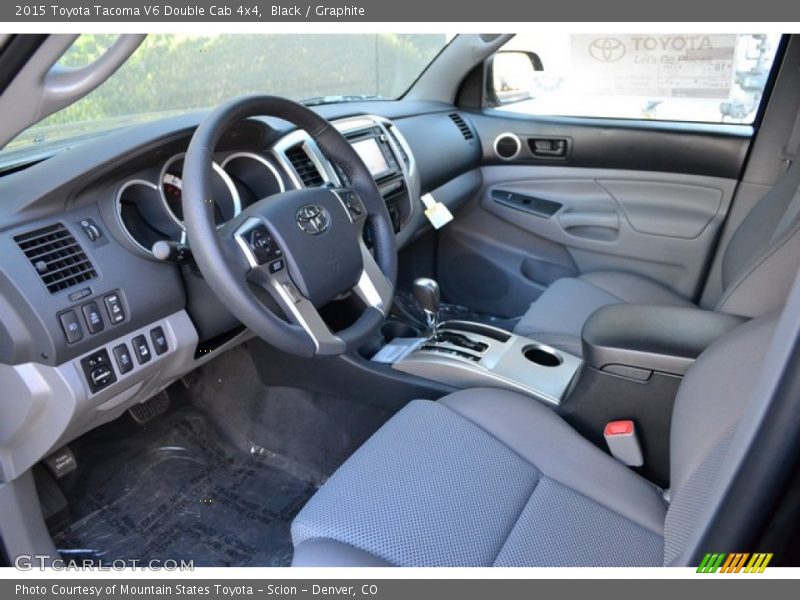 Black / Graphite 2015 Toyota Tacoma V6 Double Cab 4x4
